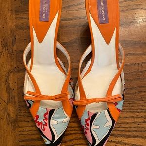 Emilio Pucci Kitten Mule Heels